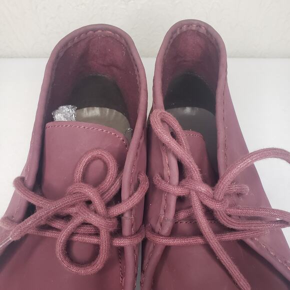 UGG Hendrickson Mens 12 US Chukka Boots Leather Wine Ankle Boots Lace-Up 1013990 main image 14